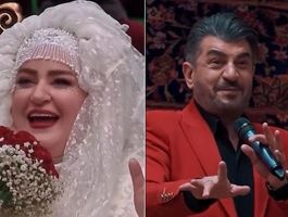 اجرای آهنگ گوگوش توسط محمود شهریاری در عروسی نعیمه نظام‌دوست/ ویدئو